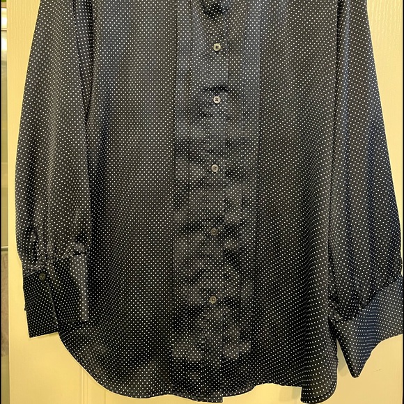 Banana Republic dressy polka dot shirt - Picture 3 of 5